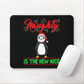 Naughty Is The New Nice Christmas Santa Xmas Premi Mousepad (Mit Mouse)