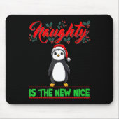 Naughty Is The New Nice Christmas Santa Xmas Premi Mousepad (Vorne)
