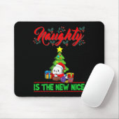 Naughty Is The New Nice Christmas Santa Xmas Premi Mousepad (Mit Mouse)