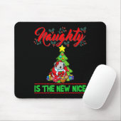 Naughty Is The New Nice Christmas Santa Xmas Premi Mousepad (Mit Mouse)