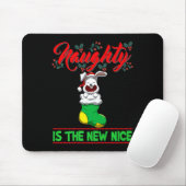 Naughty Is The New Nice Christmas Santa Xmas Premi Mousepad (Mit Mouse)