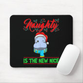Naughty Is The New Nice Christmas Santa Xmas Premi Mousepad (Mit Mouse)