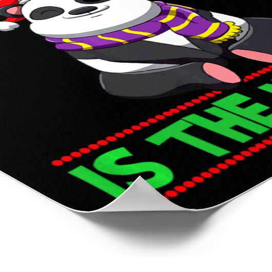 Naughty Is The New Nice Christmas Santa Xmas Premi Poster (Ecke)