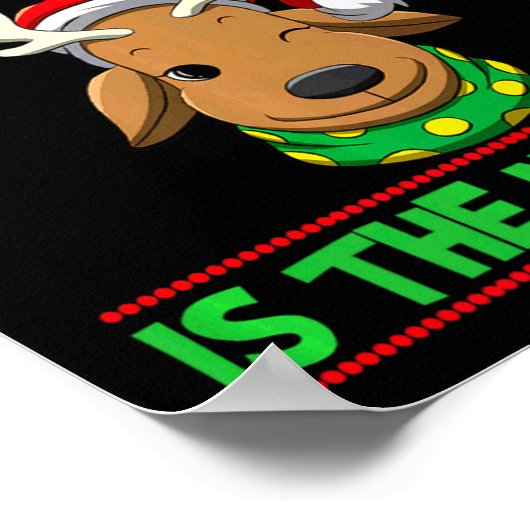 Naughty Is The New Nice Christmas Santa Xmas Premi Poster (Ecke)