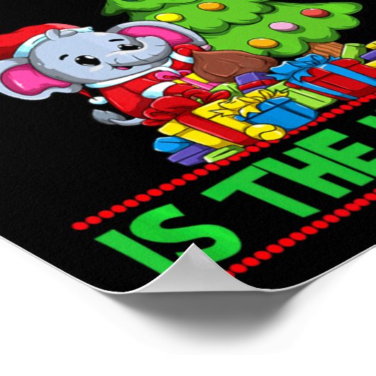 Naughty Is The New Nice Christmas Santa Xmas Premi Poster (Ecke)