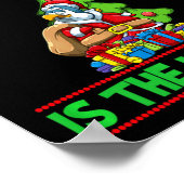 Naughty Is The New Nice Christmas Santa Xmas Premi Poster (Ecke)