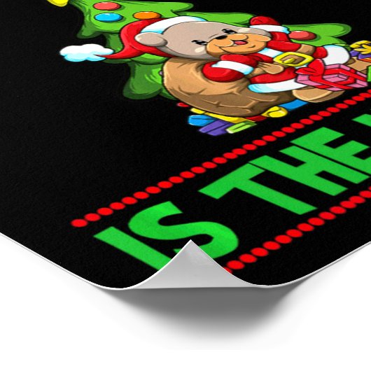 Naughty Is The New Nice Christmas Santa Xmas Premi Poster (Ecke)