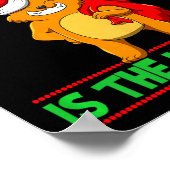 Naughty Is The New Nice Christmas Santa Xmas Premi Poster (Ecke)