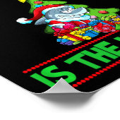 Naughty Is The New Nice Christmas Santa Xmas Premi Poster (Ecke)