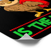 Naughty Is The New Nice Christmas Santa Xmas Premi Poster (Ecke)