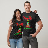 Naughty Is The New Nice Christmas Santa Xmas Premi T-Shirt (Unisex)