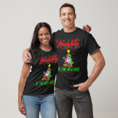 Naughty Is The New Nice Christmas Santa Xmas Premi T-Shirt (Unisex)