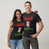 Naughty Is The New Nice Christmas Santa Xmas Premi T-Shirt (Unisex)