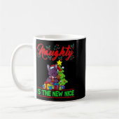 Naughty Is The New Nice Christmas Santa Xmas T Shi Kaffeetasse (Links)