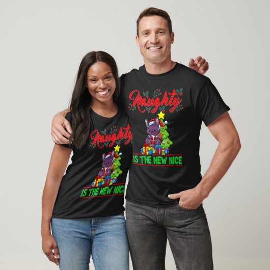 Naughty Is The New Nice Christmas Santa Xmas T Shi T-Shirt (Unisex)