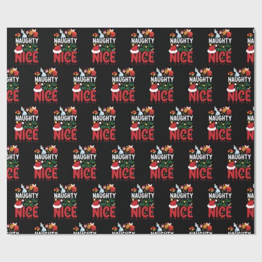 Naughty is the New Nice Geschenkpapier (Flach)