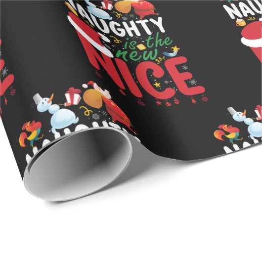 Naughty is the New Nice Geschenkpapier (Rolleneckpunkt)