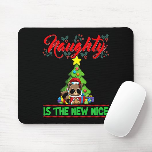Naughty Is The New Nice Weihnachten Santa Xmas Pre Mousepad (Mit Mouse)