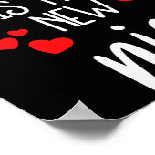 Naughty Is The New Nice Xmas Quote Poster (Ecke)