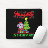 Naughty ist das neue Nice Weihnachten Santa Xmas P Mousepad (Mit Mouse)