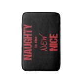 Naughty ist Nizza Badematte (Vorderseite Vertikal)