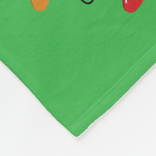 Naughty ist Nizza Fleecedecke (Ecke)