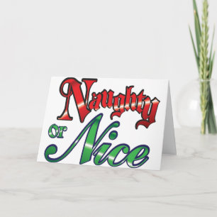 ***NAUGHTY KANN NICE*** CHRISTMAS LIEBE & ROMANCE  FEIERTAGSKARTE