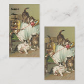 Naughty Kitts Visitenkarte (Vorne/Hinten)