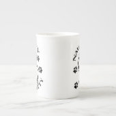 Naughty Kitty Bone China Tasse (Vorderseite)