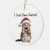 Naughty Kitty Christmas Spaß Cat Ornament (Links)