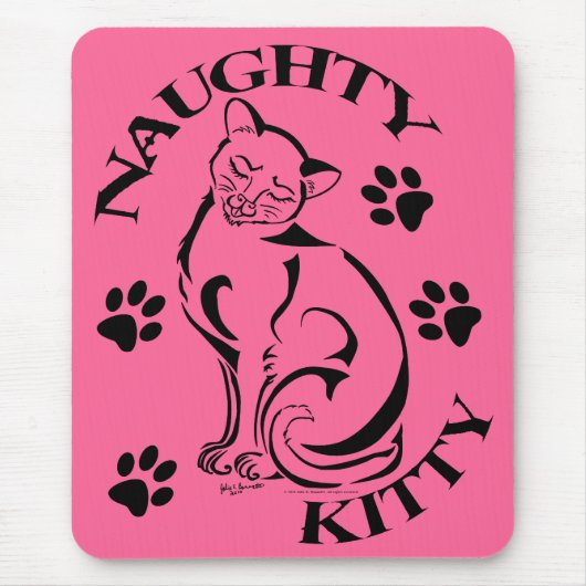 Naughty Kitty Mousepad (Vorne)