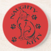 Naughty Kitty Untersetzer (Vorne)