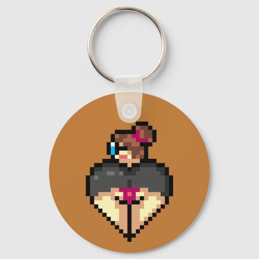 Naughty librarian Schlüsselanhänger (Vorderseite)