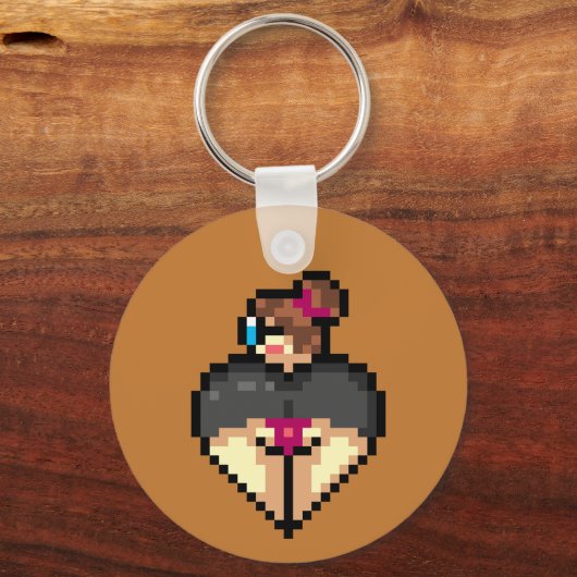 Naughty librarian Schlüsselanhänger (Rückseite)