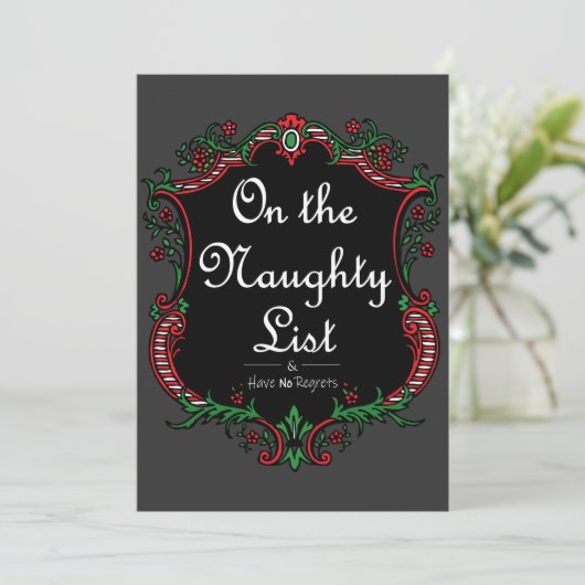 Naughty List (Stehend Vorderseite)