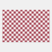 Naughty List 100% Kohle | Rote und weiße Weihnacht Geschenkpapier Set (Vorderseite 3)