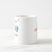 Naughty List Frohe Weihnachts-Tasse Kaffeetasse (Mittel)