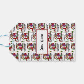 Naughty List Geschenkanhänger (Rückseite Horizontal)