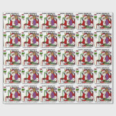 Naughty List Geschenkpapier (Flach)