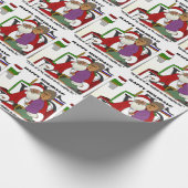 Naughty List Geschenkpapier (Ecke)