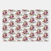 Naughty List Geschenkpapier Set (Vorderseite 2)