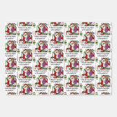 Naughty List Geschenkpapier Set (Vorderseite)