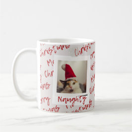 Naughty-List-Katze Kaffeetasse