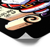 Naughty List Kids Who Say 67 Funny Meme 6 7 Christ Poster (Ecke)