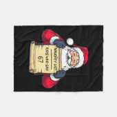 Naughty List Kids Who Say 67 Funny Meme Christmas  Fleecedecke (Vorderseite (Horizontal))