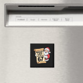 Naughty List Kids Who Say 67 Funny Meme Christmas  Magnet (In Situ (Geschirrspüler))