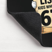 Naughty List Kids Who Say 67 Funny Meme Christmas  Mousepad (Ecke)