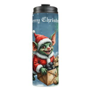 Naughty List Lieferung: Die Goblin-Klausel-Chronik Thermosbecher