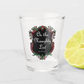 Naughty List Schnapsglas (Vorderseite)