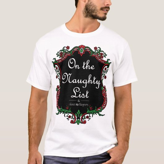 Naughty List T-Shirt (Vorderseite)